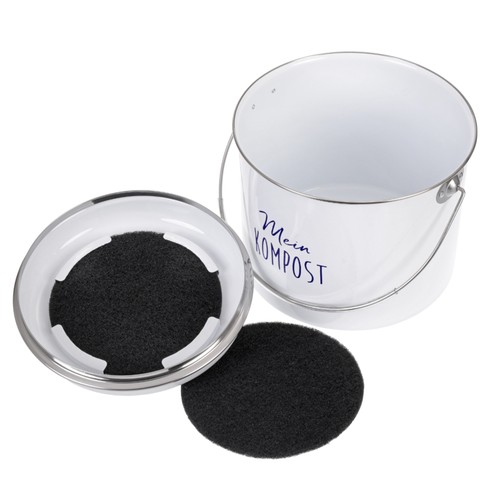 GRÄWE Komposteimer Metall weiß, Aufbewahrung Bio-Müll - Bild 2 von 4