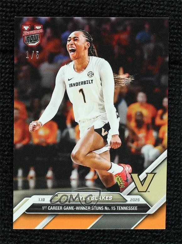 2024-25 Bowman U Now Orange 1/5 Mikayla Blakes #50 16to