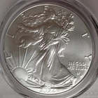 2024 (P) $1 American Silver Eagle Star Privy PCGS MS70 FS Flag Label