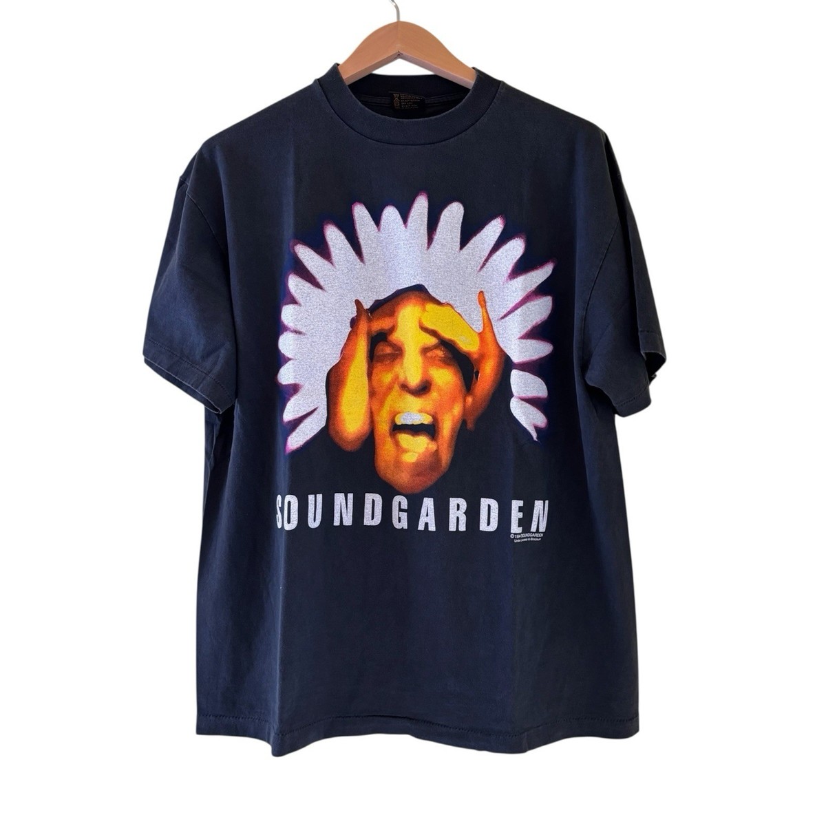 Soundgarden Vintage 1994 Black Hole Sun Band Single stitch T