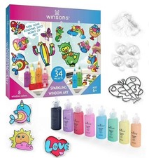 Winsons Window Art Paint Set 34 Pieces