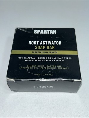 New Spartan Root Activator Soap Bar Promotes Growth Damaged Box 