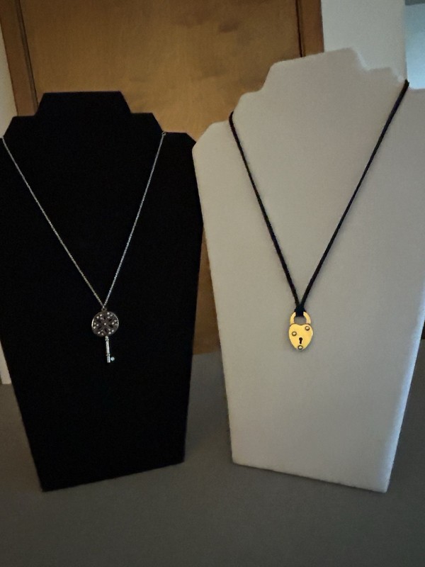2 Necklaces (LOCK & KEY)