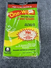 Vintage Guardsman One-Wipe Dust Cloth Treated 100% Cotton Kmart Sticker NOS USA 