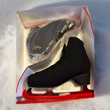 NEW Edea Overture Black Figure Skates Size 265 Rotation Blades Edea guards