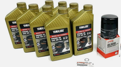 #ad #ad YAMAHA 5W30 Outboard Oil Change Kit LUB MRNSH KT 05 VMAX SHO VF250 VF225 VF200 $209.99