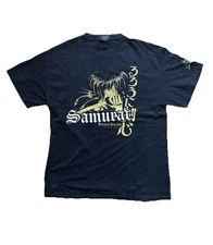 VTG 90s Manga 00s Toonami Rurouni Kenshin Anime Tshirt Large ODM Tag