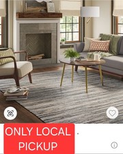     7'x10' Woven Area Rug Indigo - Threshold