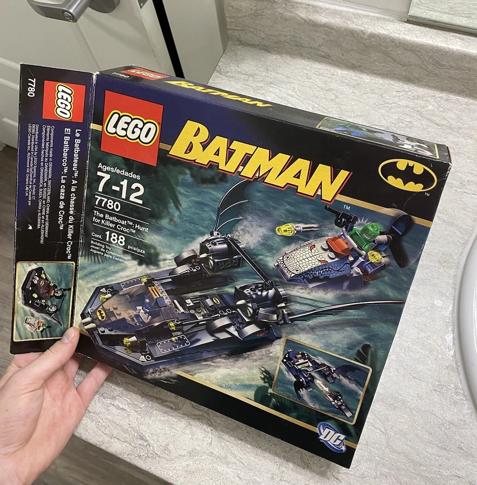 Lego Batman: The Batboat: Hunt for Killer Croc (7780) COM CAIXA - Imagem 2 de 4