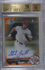 2017 Bowman Chrome Stuart Fairchild Orange Refractor Auto BGS 10 #/25 Pristine！！