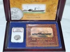 1861-O SS Republic Seated Liberty Half Dollar NGC Shipwreck Effect w/ Box & COA