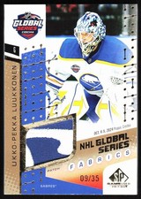2025-26 SP Game Used Global Series Fabrics Patch Ukko-Pekka Luukkonen 09/35