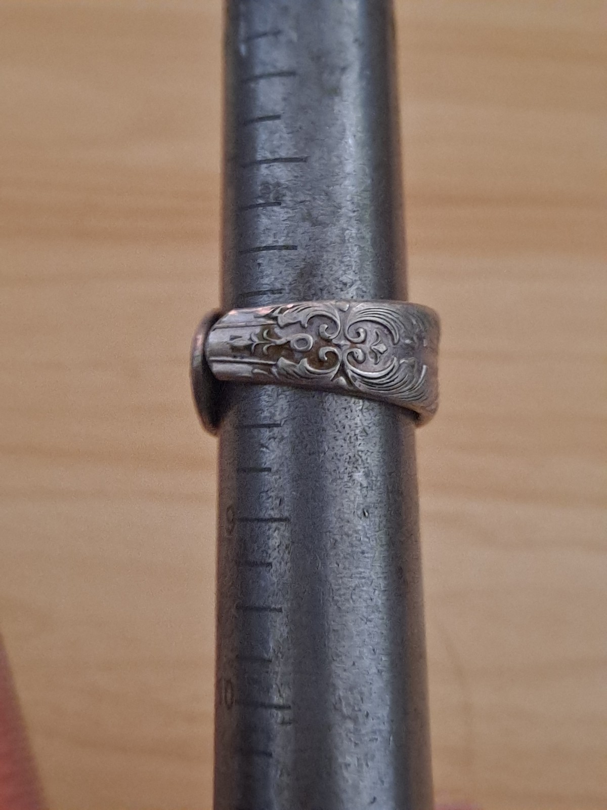 Handmade Silver Plated Spoon Ring - image 3