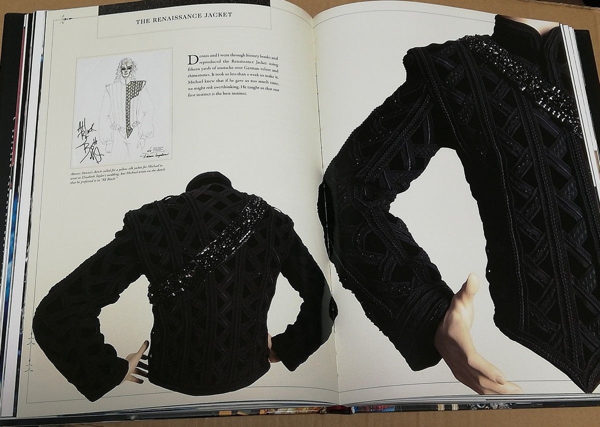 Michael Jackson The King of Style Dressing Hardcover Book Michael