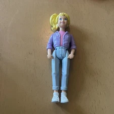 Vintage Playskool Dollhouse Babysitter Teen Girl Doll Figures