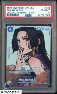 2023 One Piece OP04 Special Alternate Art #078 Boa Hancock PSA 10 GEM MINT