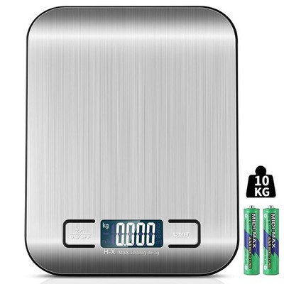 Digitalwaage Küchenwaage 10 kg 1 g genau Tara Funktion digital Backen Haushalt