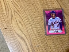 2025 Topps Stadium Club - Francisco Lindor #181 Pink Foil