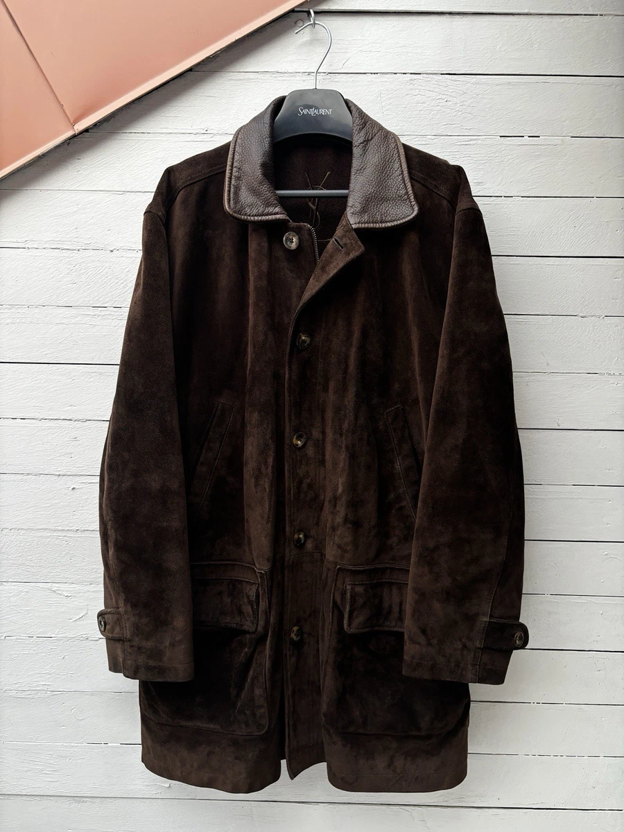 Saint Laurent Brown Coats, Jackets & Vests for Men Just Listed 2026