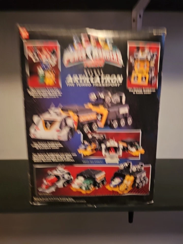 G2U Vintage Power Rangers Turbo Deluxe Artillatron Коробка - Изображение 3 из 4