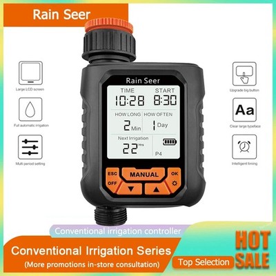 Rain Seer Waterproof IP65 LCD Water Timer Automatic Garden Irrigation System