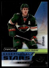2020-21 Upper Deck Synergy Exceptional Stars Zach Parise /449 #ES-22