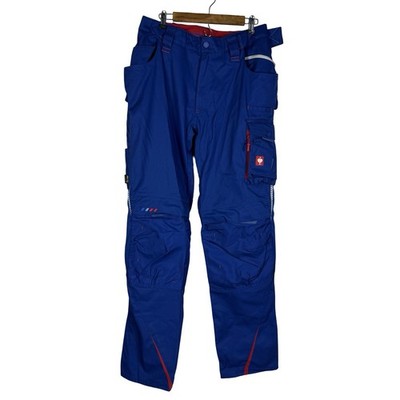 Engelbert Strauss Motion 2020 Blue Work Pants Cordura Cargo Utility Men 36 EU52