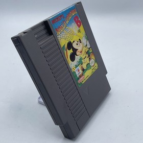 Mickey's Safari in Letterland - Authentic Nintendo NES Game 1985 TESTED