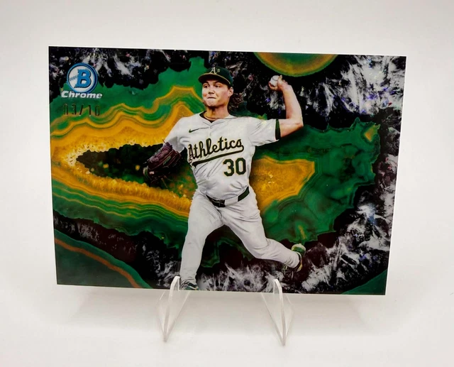 2025 Bowman Draft Jamie Arnold Chrome Crystallized Black Refractor /10 Case Hit