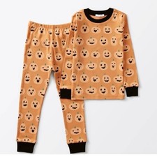 NEW Pottery Barn Kids Organic Pumpkin Halloween Pajama Set 2T