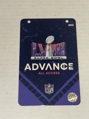 マーク　superM AR ticket set beyond live Super Bowl LVIII Gameday Advance Access Pass Plastic Badge Ticket