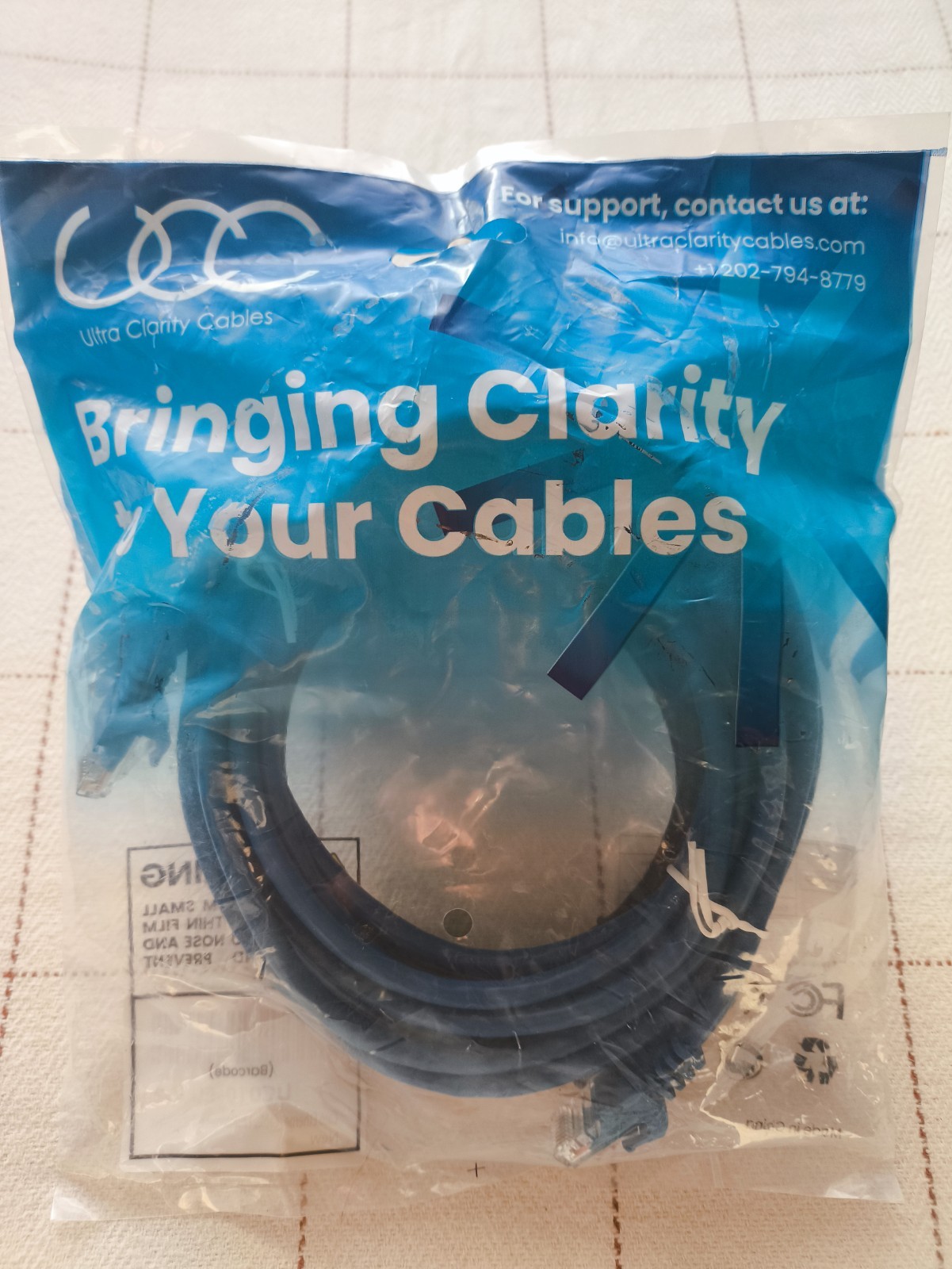 Cat6 Ethernet Cable 12ft 10Gbps High Speed Internet Cable, RJ45 Patch, 2-Pack-image