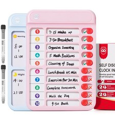 Magnetic Chore Chart for Kids, ADHD Tools to Do List Check List Chart Board R...