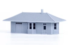 N Scale (1:160) Railroad or Interurban Passenger Depot