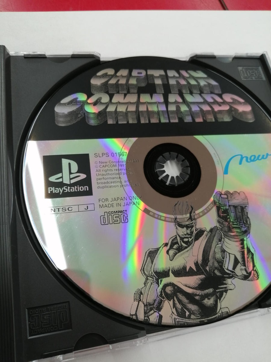Original Capcom Captain Commando PlayStation PS1 Retro Video Original Capcom Captain Commando PlayStation PS1 Retro Video