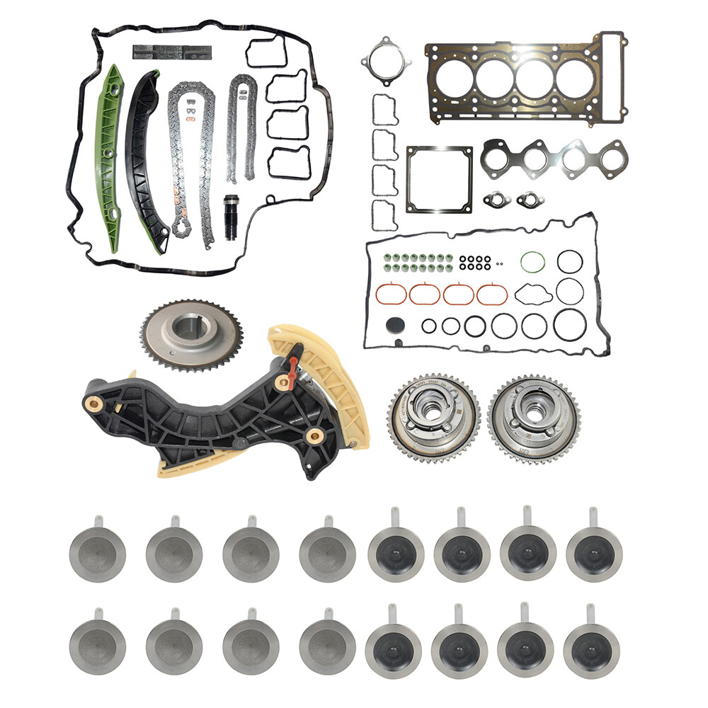 Timing Chain Kit Camshaft Adjusters Gaskets Valves for MercedesBenz