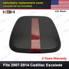 Fits 2007-2014 Cadillac Escalade Center Console Lid Armrest Cover Trim Black