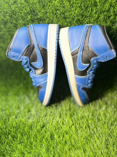 Jordan 1 Retro High OG Mid Dark Marina Blue PS AQ2664-404 PS Size 1y - Picture 2 of 10