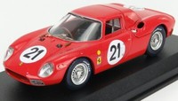 Best Model 1/43 Ferrari 250LM 21 Rindt Le Mans 1965 Statisches Diecast Modell