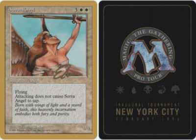 Serra Angel - Eric Tam - 1996 ~ Lightly Played Pro Tour B MTG Magic UltimateMTG 