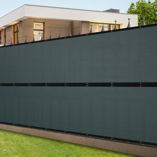 4' 5' 6' 8' tall Fence Privacy Screen Shade Cover Windscreen Mesh Garden Outdoor - Picture 26 of 31