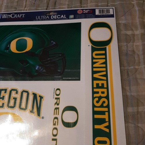 Oregon Ducks 11"" x 17"" foglio decalcomania ULTRA agganciato finestrino auto - Foto 4 di 7