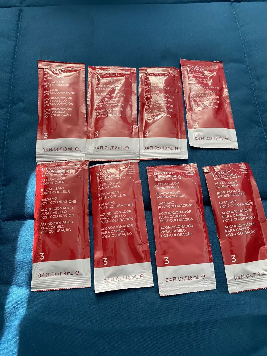 8 REVLON COLORSILK AFTER COLOR Conditioner w Apple Extract 0.4 Fl. Oz