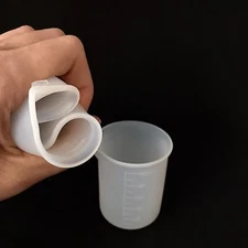 100ml Measuring Rubber Cup For Resin Cast Art. Multiple Times Use