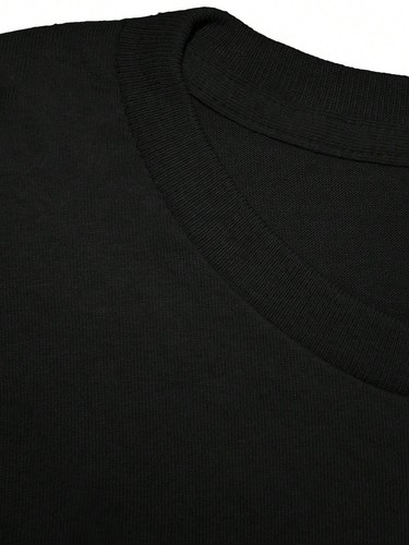 Women's Letter Printed T-shirt, Simple and Comfortable Short Sleeved - Picture 3 of 12