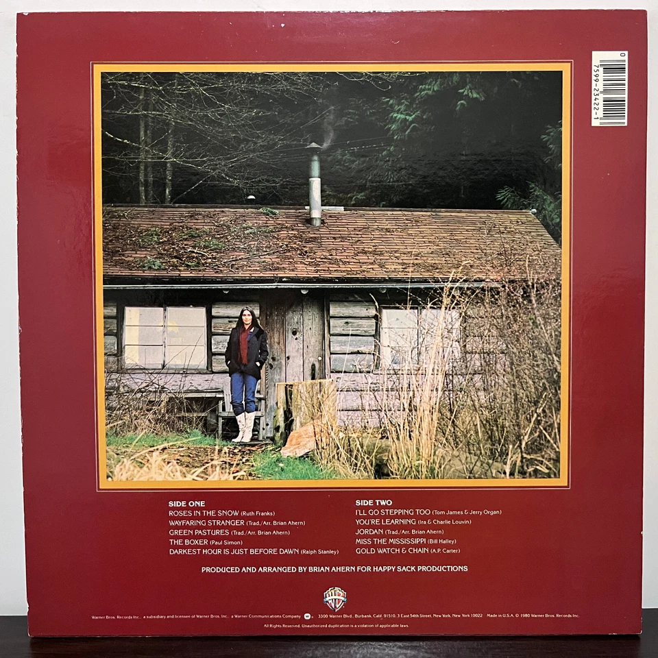 EMMYLOU HARRIS - Roses In The Snow (1980) - 12" Vinyl Record LP - EX - Image 2 of 3