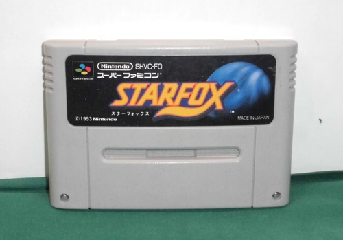 Star Fox - Super Famicom Nintendo SNES NTSC-J JAPAN Game with Box & Manual