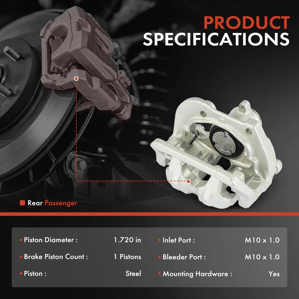 Pinza de freno de disco trasera derecha derecha con soporte para BMW F12 640i 650i 650i xDrive Foto 2 de 4