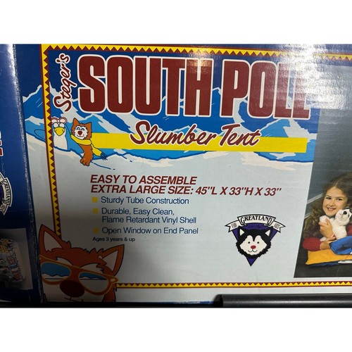 NOS Vintage toy Kid South Pole Plastic South Pole Slumber Tent playhouse collect - Picture 3 of 16