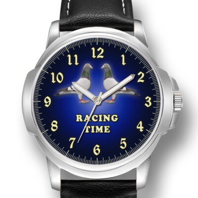 RACING PIGEON DOVE TAUBE PALOMA BIRD MENS WRIST WATCH BIRTHDAY BEST GIFT